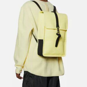 NWT RAINS Mini WATERPROOF Backpack Yellow (Straw)